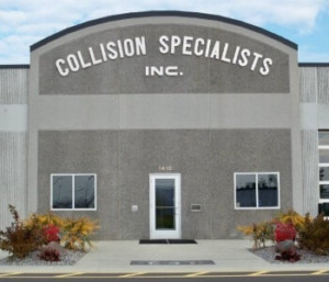 collision specialists auto body repair facility